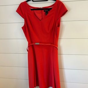 Red women’s dress